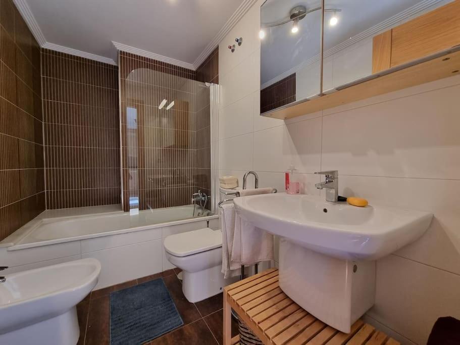 20A01 - Precioso Apartamento Con Piscina Y Garaje San Juan De La Arena Exterior photo